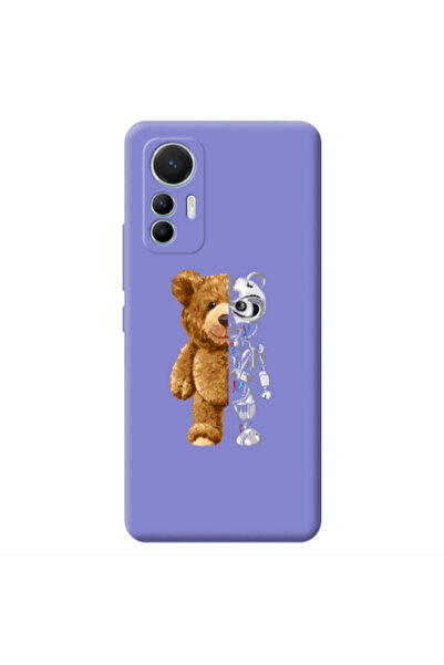 Other Xiaomi Mi 12 Lite Glacier Purple Colored Silicone TPU Θήκη