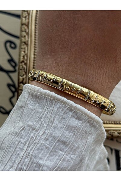 lumirajewel metallic orbit kelepçe | çelik