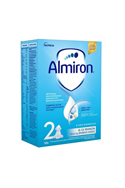 NUTRİCİA | Almiron 2 | Γάλα 2ης Βρεφικής Ηλικίας 6-12 Μηνών | 600g