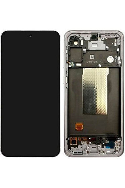 Samsung Οθόνη με μηχανισμό αφής και πλαίσιο για Galaxy A56 5G A566 (Ροζ) Κωδι...