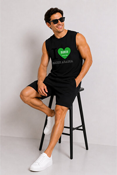 Rabona Fashion I Love Saudi Arabia Zero Sleeve Athlete