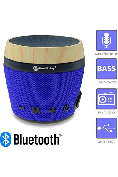 OEM Νέο Ηχείο Bluetooth Rixing NR-1018 5W με Ραδιόφωνο και Διάρκεια Μπαταρίας...