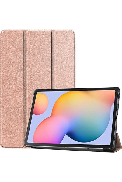 Other Σονίκ Ανθεκτική Θήκη Flip Ροζ Χρυσό για Samsung Galaxy Tab S6 Lite 10.4...