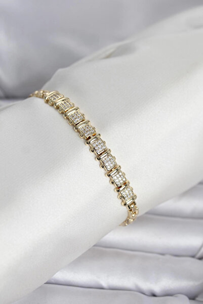 ARMÜZ Xuping Model Zircon Stone Gold Color Women's Bracelet