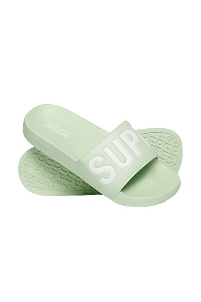 SUPERDRY D2 SDRY CORE VEGAN POOL SLIDE WF310222A-9WP Λάιμ Μ