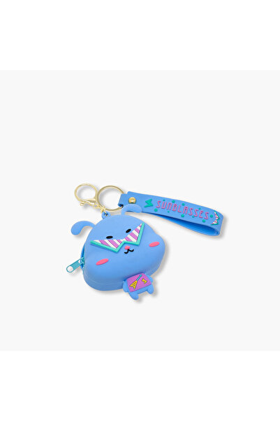 Syloon Rabbit Coin Pouch Keyring with Lobster Hook