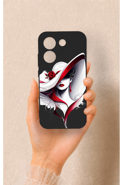 Vip Case Poco X8 Pro Uyumlu Matmazel Desenli Silikon Kılıf