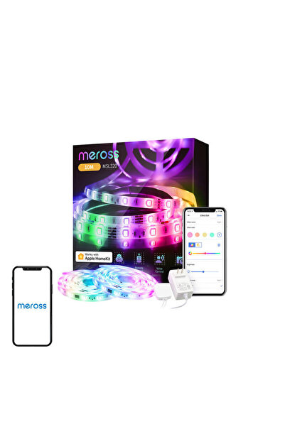 MEROSS Bandă LED inteligentă Msl320 pentru Apple Homekit cu control la distanță