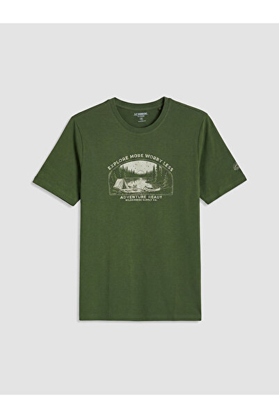 LC Waikiki Tricou bărbătesc imprimat cu guler rotund