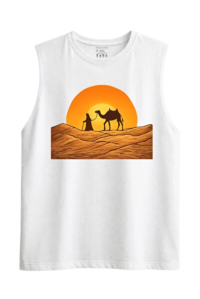 Rabona Fashion Arabian Camel Trek Sleeveless Tank Top
