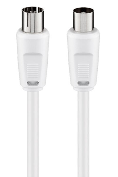 goobay καλώδιο κεραίας αρσενικό σε θηλυκό 11511, 70dB, 2.5m, λευκό