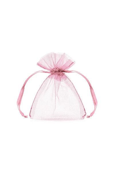 Partydeco Săculeț din organza roz 10 cm set 10 WRG5-081-10