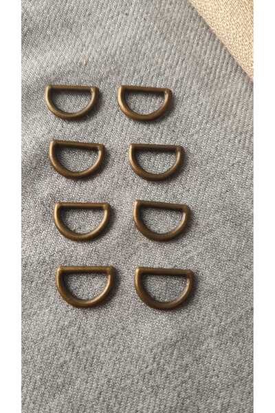 ILCARE Antique Sari Metal Button 17 mm 12 Pieces