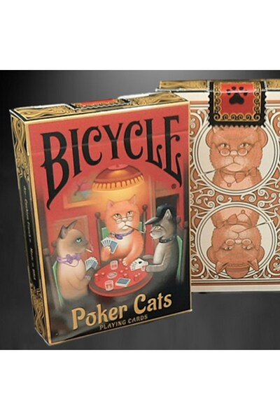OyuncaklarÜlkesi Bicycle Poker Cats V2 Premium Playing Cards Collectible Deck...