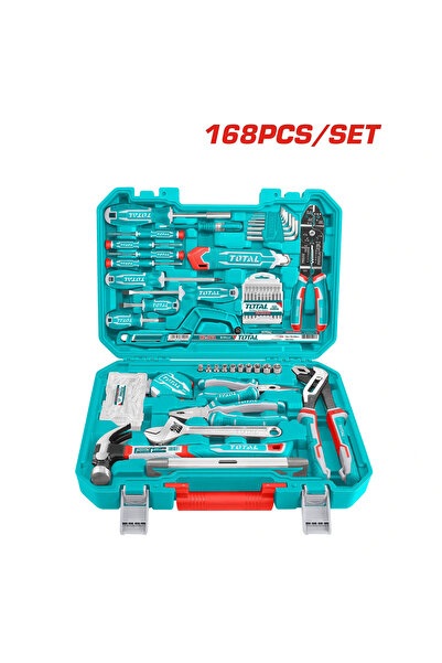 TOTAL Plastic Tool Bag 168Pcs/Set Thkthp21686 Total