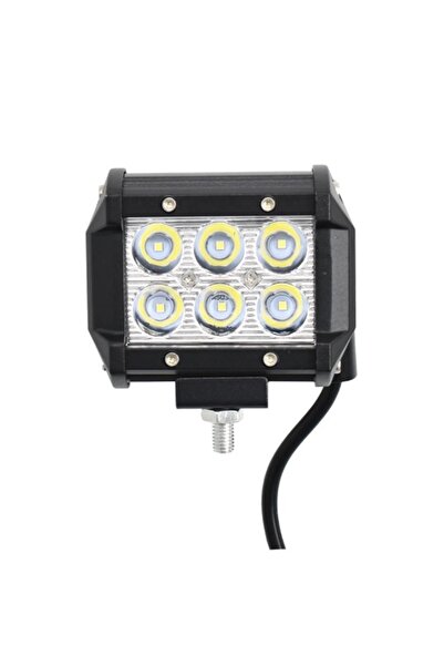Flexzon EPISTAR LED Προβολέας 18 Βατ Υψηλής Ισχύος 10-30 Βολτ Τετράγωνος FZHA...