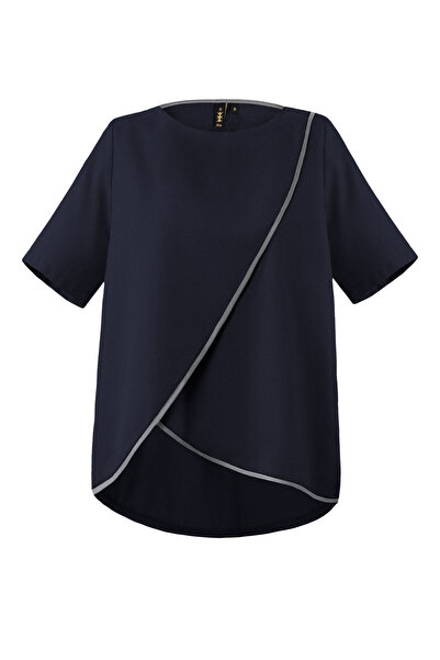 axon Μπλούζα Κρουαζέ LUCIA NAVY BLUE M/L