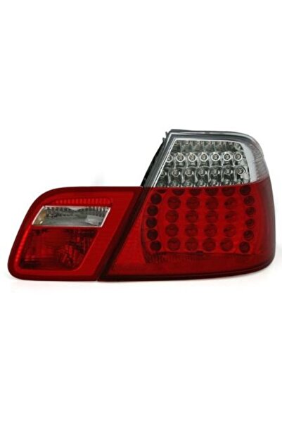 OEM Πίσω φώτα LED BMW E46 κουπέ (1998-2003) - χρωμιωμένα - σετ 2 τεμαχίων.