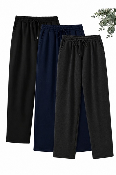 SURMARİ Set of 3/Pack Unisex Men'S/Women's Regular Fit/Comfortable Cut/Comfor...