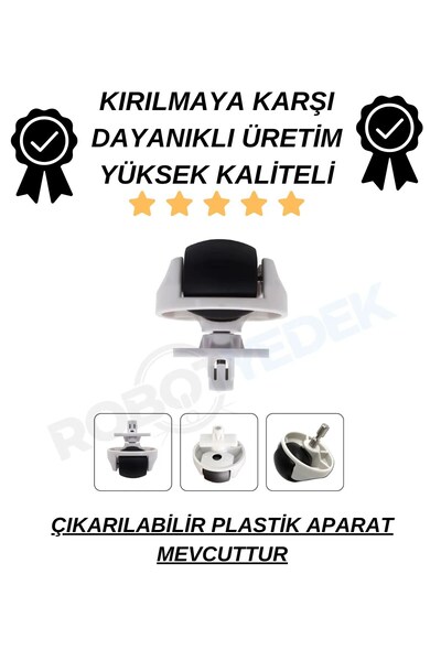 robotyedek Съвместимо колело за Roborock S8, S8 Plus, S8 Pro Ultra, бял цвят ...