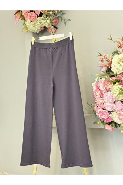 ALANURMODA 25019 بنطلون تريكو أنثراسايت