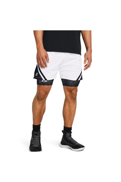 Under Armour CURRY ΔΙΧΤΥΩΤΟ ΣΟΡΤΣ 4 1384470-100 Λευκό M
