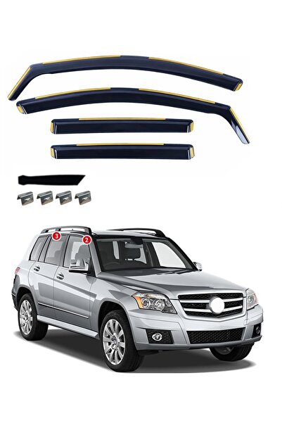 Flexzon Ανεμοθραύστες για MERCEDES GLK-CLASS X204 2008-2015 4 τεμάχια. FZVETR...