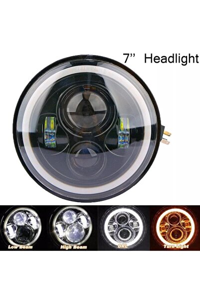 Flexzon Προβολέας LED Γενικής Χρήσης 7 ιντσών 18 εκ. 9V - 32V Χαμηλή και Υψηλ...
