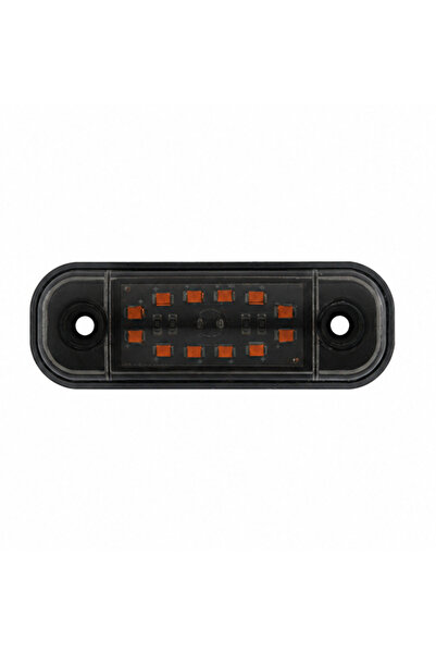 Flexzon Φιμέ Φως Σήμανσης LED με 12 LED 12V / 24V IP68 Πορτοκαλί 87mm x 25mm ...