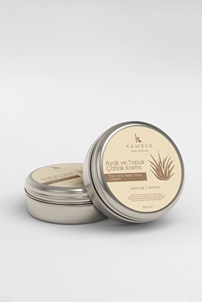 Kamber Doğadan Sağlığa Foot and Heel Crack Cream 50 ml (Olive Oil & Aloe Vera)