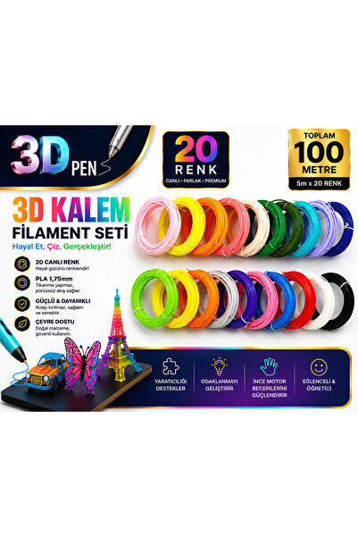 Genel Markalar 3D KALEM FLAMENT