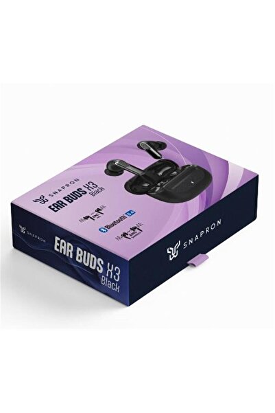 Universal Snapron SNK-9000 Siyah ANC & ENC Kablosuz Bluetooth 5.4 Kulaki İçi Kulaklık