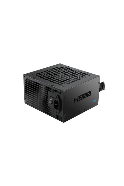 Universal SAMA H500، 500 واط، أسود، 80 بلس، PFC نشط، أسود، للألعاب، ATX، مزود...