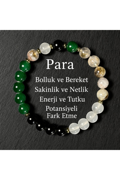 best bioenerji taş terapi Natural Stone Bracelet |   Abundance, Prosperity, a...