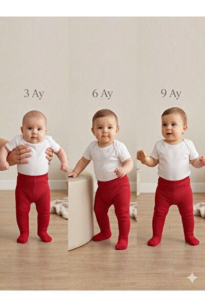 yumiyum Ayd Striped Reported 3-in-1 Booties with 3-6-9 Months Sizes, Single B...