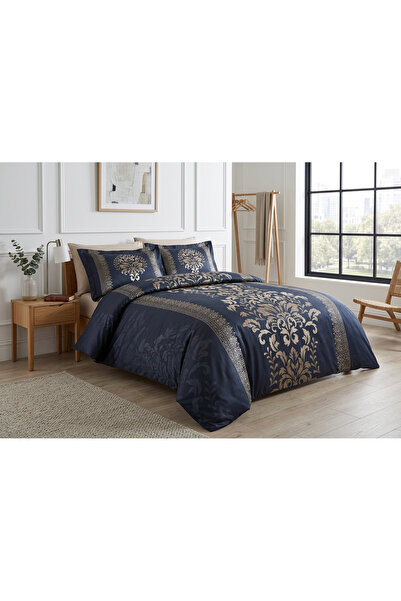 GENÇEV HOME COLLECTİONS طقم غطاء لحاف فاخر مكون من 6 قطع مصنوع من القطن السات...