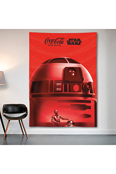 Geek Cultcha Coca-Cola X Star Wars – R2-D2 Wall Covering Wall Tapestry First ...