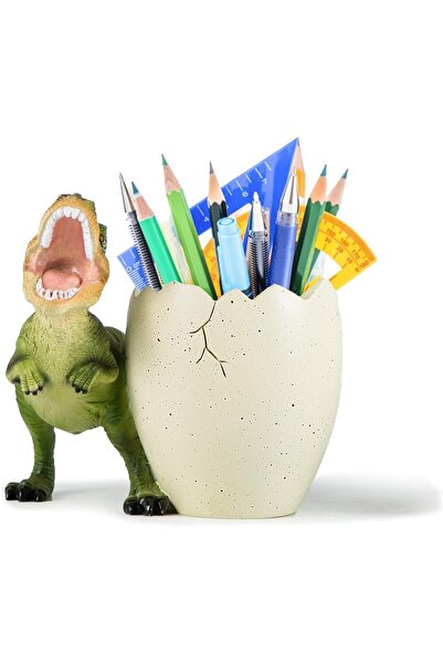 Arabest Dinosaur Pencil Holder,Tyrannosaurus Rex Design,Cute Desk Organizer,D...
