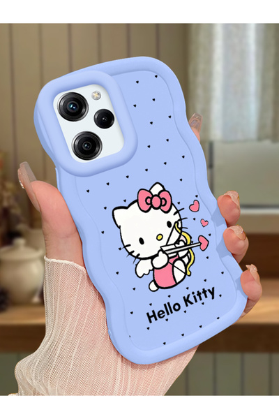 Hontinga Poco X5 Pro 5g Compatible Case Camera Protector Blue Silicone Couple...