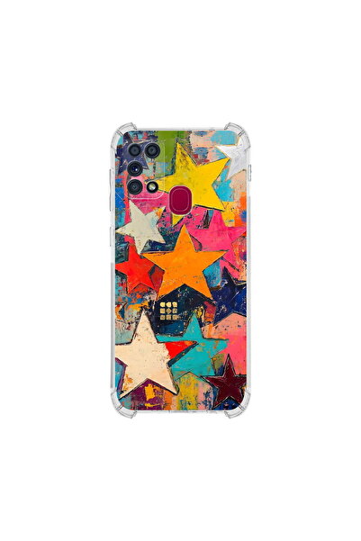 PrintiFy Samsung Galaxy M31 ile Uyumlu Düşlerin Dansı Serisi Yıldız Dansı Tas...