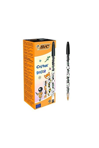 Bic Pixuri Cristal Kawaii Decor negru 1mm set 20 buc