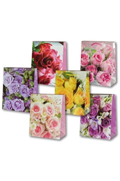 OEM Panorama Geanta decorativa laminata PL-2 mica, mix de modele (trandafiri)