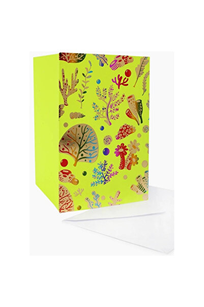 Fresh Carnet casual B6 129x182 mm auriu „Corali” galben