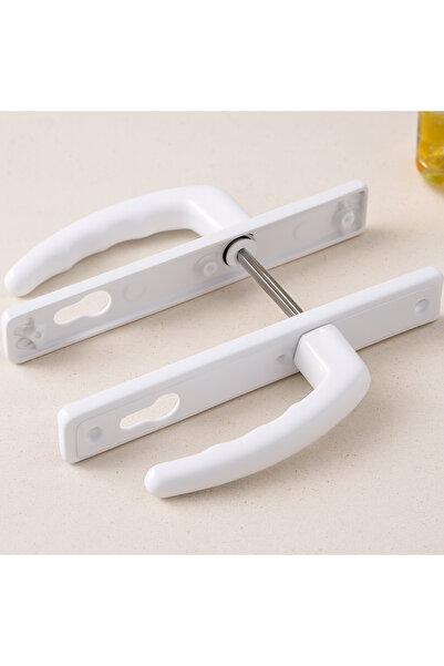 magicool Pvc White Door Handle (Balcony & Yale Type) - Pack of 50 in a Bag