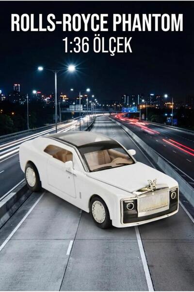 Tıfıl Toys Rolls-Royce Phantom 1:36 Ölçekli Metal Model Araba - Işıklı ve Ses...