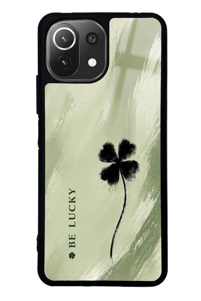 Spoyi حافظة هاتف Xiaomi Mi 11 Lite بتصميم Lucky Clover لامعة