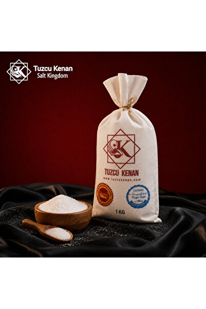 TUZCU KENAN Doğal Çankırı Kristal Kaya Tuzu 1 Kg Sofralık Yemeklik Tuz