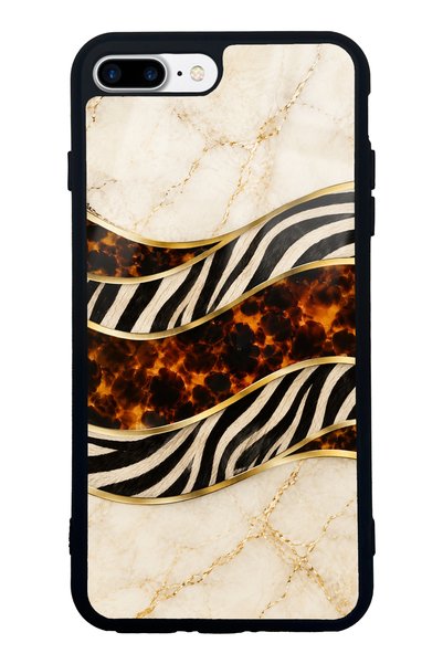 Spoyi iPhone 7 Plus Ivory Safari Design Glossy Phone Case