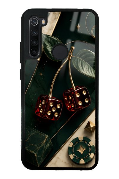 Spoyi حافظة هاتف لامعة بتصميم زمردي من Xiaomi Redmi Note 8