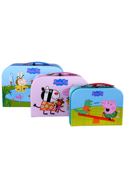 Barbo Toys Set 3x geanta pentru copii, Barbo Toys, Peppa Pig, Carton, Cu mane...